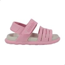 Sandália Mini Melissa Kaiteki Sandal Bebê Rosa e Bege