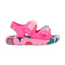 Sandália Mini Melissa Mix Disney BB Stitch Rosa