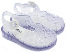 Sandália Mini Melissa Possession Baby Vidro Transparente
