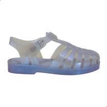 Sandália Mini Melissa Possession infantil Azul Perolado