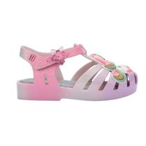 Sandália Mini Melissa Possession Uni Baby Branco Lilás Rosa