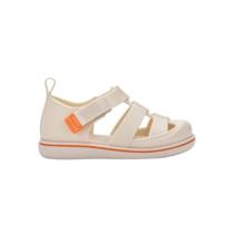 Sandália Mini Melissa Smash Baby Bege - Sandália Mini Melissa Smash Baby Bege -