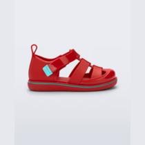 Sandália Mini Melissa Smash Baby Vermelho - Sandália Mini Melissa Smash Baby Vermelho -