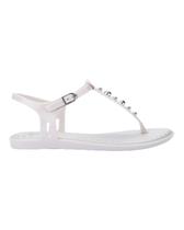 SANDÁLIA MINI MELISSA SOLAR BOHO INF 37869 Cor:BrancoTamanho:29