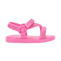 Sandalia Mini Melissa Stripes M Lover Baby Rosa