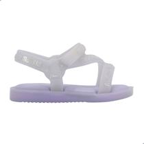 Sandália Mini Melissa Stripes M Lover Bebê Violeta