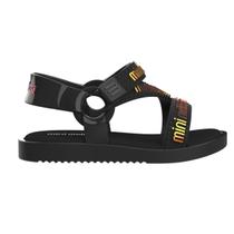 Sandália Mini Melissa Stripes M Lover Preto Sandália Mini Melissa Stripes M Lover Preto