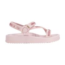 Sandália Mini Melissa Stripes M-Lover Rosa/Claro Sandália Mini Melissa Stripes M-Lover Rosa/Claro