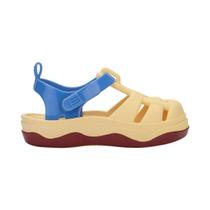 Sandália Mini Melissa Zig Baby Amarelo Azul Sandália Mini Melissa Zig Baby Amarelo Azul