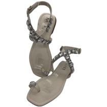 Sandália Miss Shoes Onix Off White Sandália Miss Shoes Onix Off White