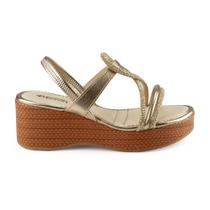 Sandalia mississipi anabela brilhos feminino mf501 Sandalia mississipi anabela brilhos feminino mf501