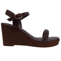 Sandália mississipi anabela tiras ref: mf513 feminino Sandália mississipi anabela tiras ref: mf513 feminino