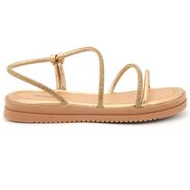 Sandalia Mississipi Feminino MI711 Papete Flatform Brilho