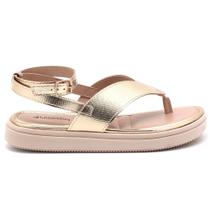 Sandália Mississipi Flatform Metalizada Feminino MB522