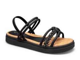 Sandalia mississipi flatform original calce facil brilhante