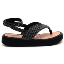 Sandália Mississipi Flatform Texturizada Feminino MB522