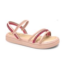 Sandália mississipi me031a rasteira tiras de strass feminina - Sandália mississipi me031a rasteira tiras de strass feminina -