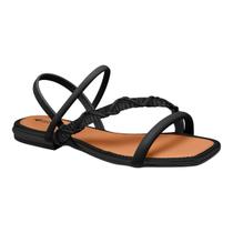 Sandalia Mississipi MI954 Baixa Bico Quadrado Rasteirinha Feminino Sandalia Mississipi MI954 Baixa Bico Quadrado Rasteirinha Feminino