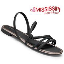 Sandalia Mississipi Original Feminino Casual Calce Facil Conforto Dia A Dia Estilo Fashion