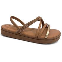 Sandalia Mississipi Papete Flatform Mb512 Rose