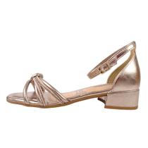 Sandalia Mississipi Salto Bloco Com Strass - Q9693