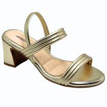 Sandália Mississipi Salto Bloco Feminina MC143
