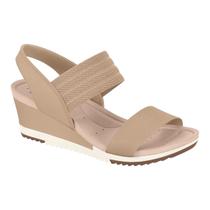 Sandalia Modare 7123.107 Anabela Plataforma Conforto casual Feminino