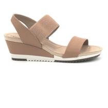 Sandalia Modare 7123.107 Anabela Plataforma Conforto casual Feminino