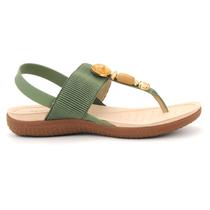 Sandalia Modare 7125.247 Pedraria Conforto Macia Elastico Feminino
