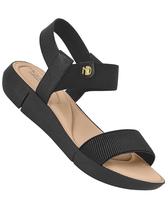 Sandália modare 7199.102 napa floather nature elástico canelado - Sandália modare 7199.102 napa floather nature elástico canelado -