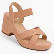 Sandália Modare Anabela Salto Grosso Plataforma Ortopédica Sandália Modare Anabela Salto Grosso Plataforma Ortopédica