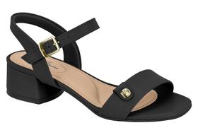 Sandalia Modare Conforto Salto Bloco Tira Com Fivela Preto Sandalia Modare Conforto Salto Bloco Tira Com Fivela Preto