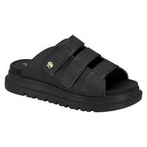 Sandália Modare Feminina Slide Plataforma Tiras tiras autocolantes Ultra Conforto Original -