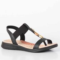 Sandalia Modare Flat Form 7174109 Preto