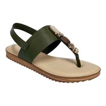 Sandália Modare Flat Ultraconforto 7141.120 Verde Oliva Sandália Modare Flat Ultraconforto 7141.120 Verde Oliva