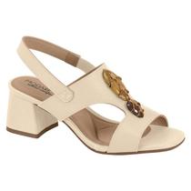 Sandália Modare Salto Bloco - Feminino - Creme - 38 Sandália Modare Salto Bloco - Feminino - Creme - 38