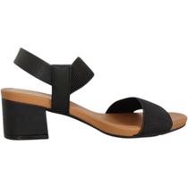 Sandália Modare Tira Elastica Salto Bloco