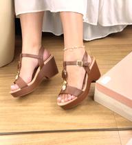 Sandalia modare ultra conforto anabela np float