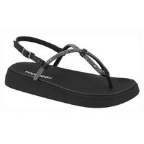 Sandália Moleca Casual Fashion Confort Feminino Adulto Multicores - Ref 5499.100