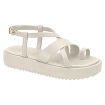 Sandália Moleca Casual Fashion Confort Feminino Adulto - Ref 5489.104 - Multicores - Tam 34/39