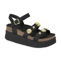 Sandalia Moleca Casual Salto Plataforma Feminina 5513104