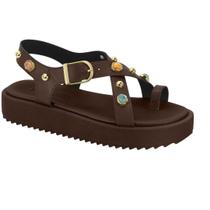 Sandalia Moleca Cor:ChocolateTamanho:36