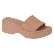 Sandália Moleca Feminina Flat Slide Papete Original Conforto Chinelo Tamanco Casual Plataforma Tira Moda Leve Macia Lancamento Original Unica Novidade