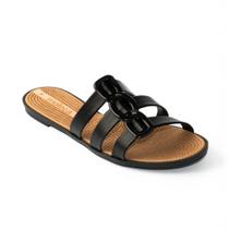 Sandália Moleca Feminina Rasteira Chinelo Casual 5297-566 Sandália Moleca Feminina Rasteira Chinelo Casual 5297-566