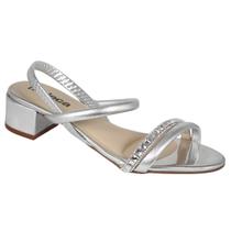 Sandália Moleca Feminina Salto Baixo Festa Brilho 5259.846 Sandália Moleca Feminina Salto Baixo Festa Brilho 5259.846