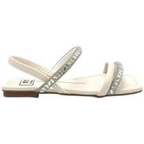 sandalia moleca feminina tira de brilho casual