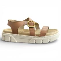 Sandália Moleca Flatform Feminina Confortável Plataforma Leve Moderna