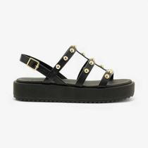 Sandália Moleca Flatform - Feminina - Preto Sandália Moleca Flatform - Feminina - Preto