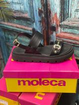 Sandália Moleca Flatform Preta