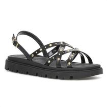 Sandália Moleca Napa Turim Preto - Feminino Sandália Moleca Napa Turim Preto - Feminino